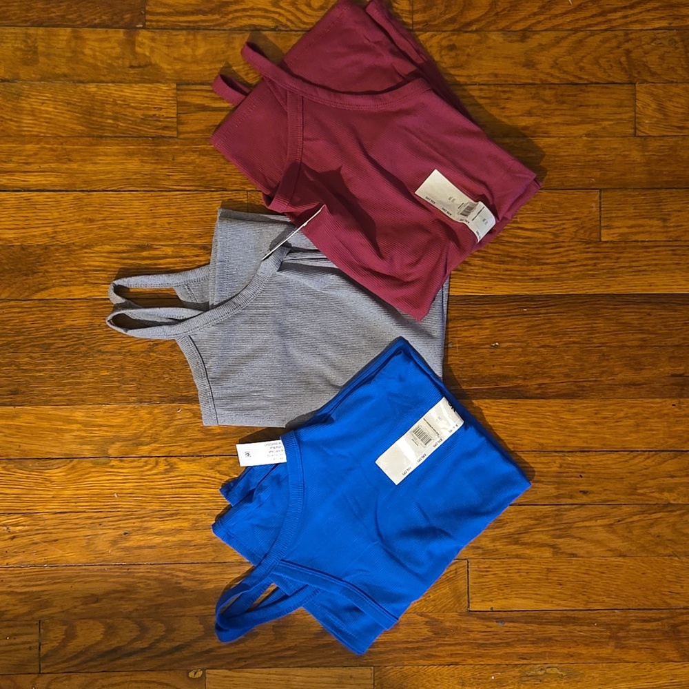 No Boundaries Ribbed Tank Top Trio in Juniors' Size 2XL